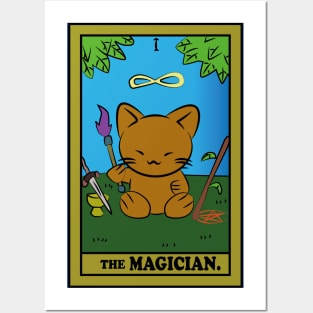 TAROT CARDS | THE MAGICIAN. | CAT Posters and Art